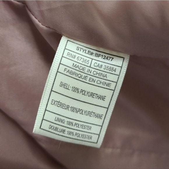 BB Dakota Pink Moto Jacket size Small - Picture 6 of 6